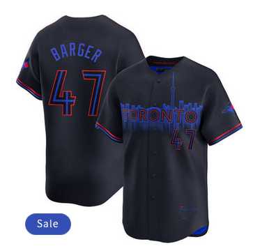 Men%27s Toronto Blue Jays #47 Addison Barger City Connect Limited Jersey Baseball Jersey Dzhi->washington nationals->MLB Jersey